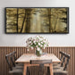 Golden Magic - Floater Framed Canvas Print