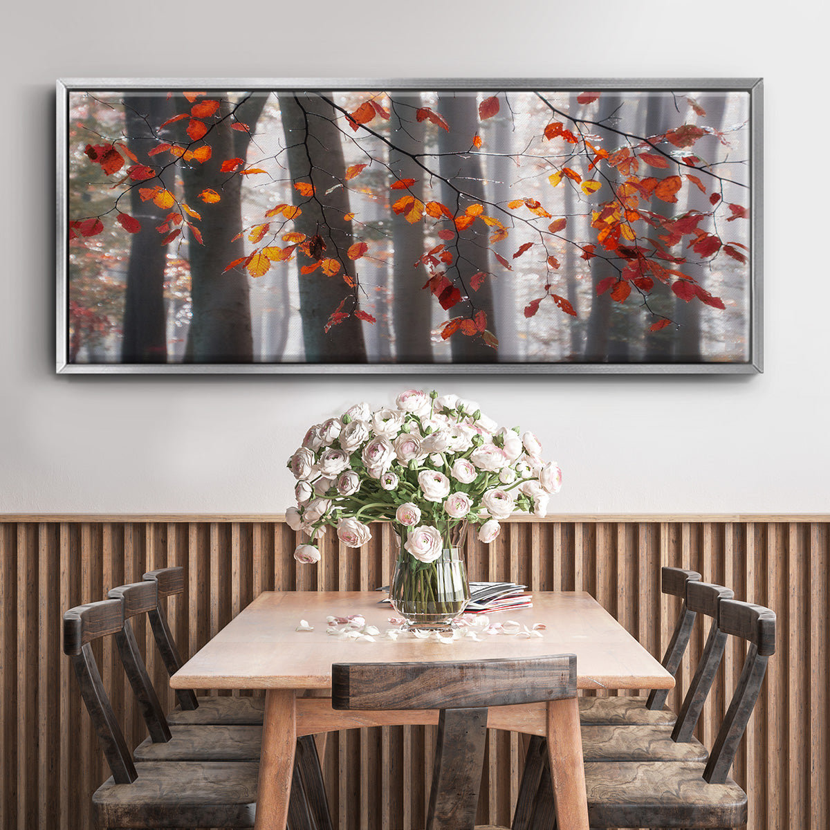Falling Moments - Floater Framed Canvas Print