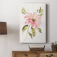 One Pink Bloom I - Canvas Art Print