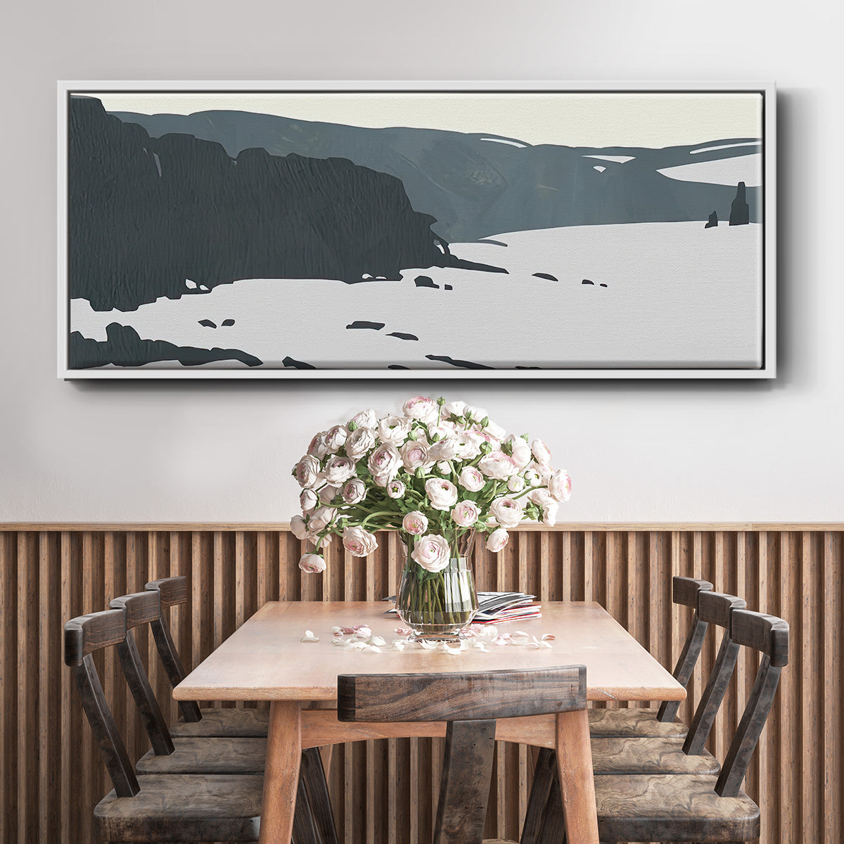 Cutter Island I - Floater Framed Canvas Print