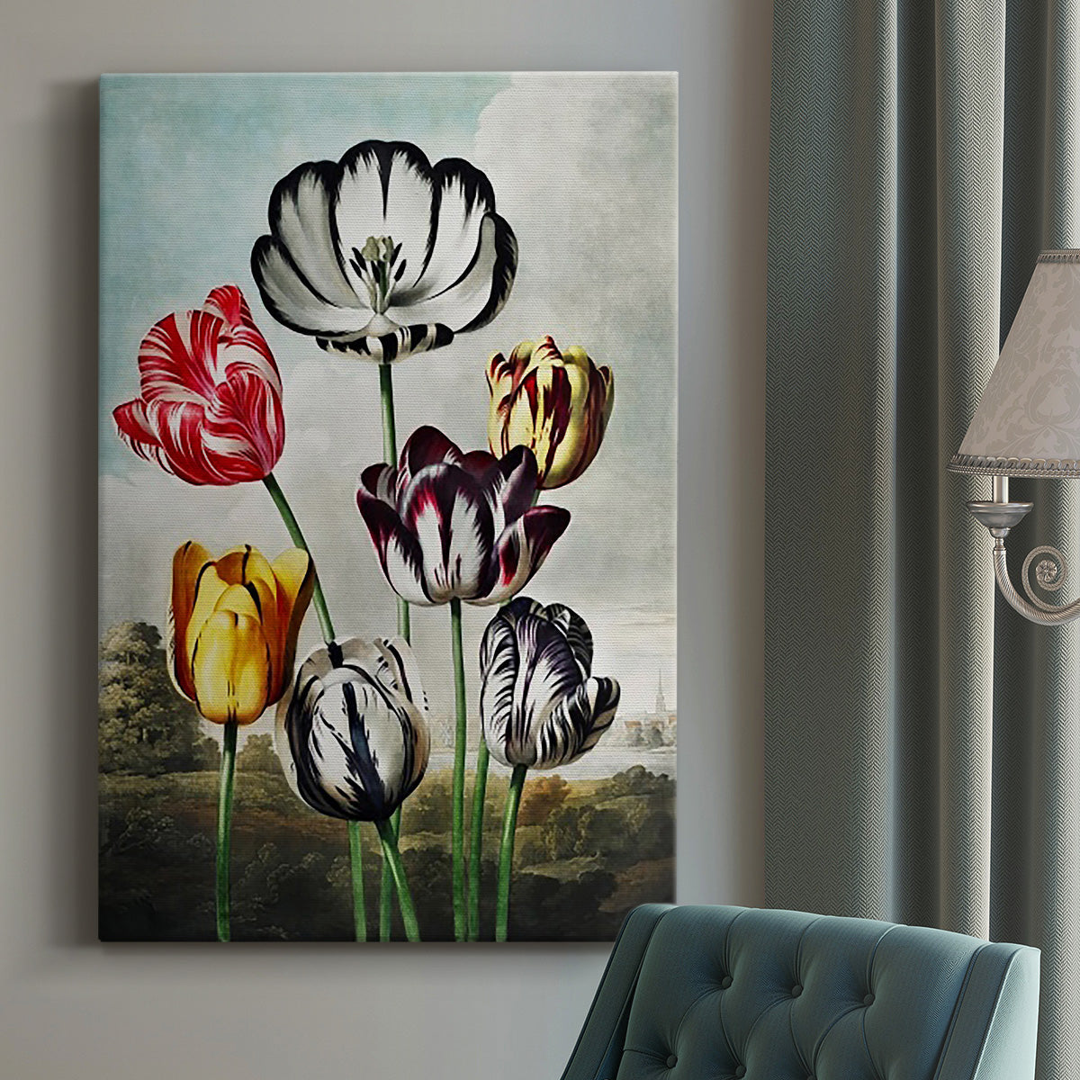 Temple of Flora VI - Canvas Art Print