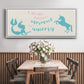 Mermaid Unicorn - Floater Framed Canvas Print