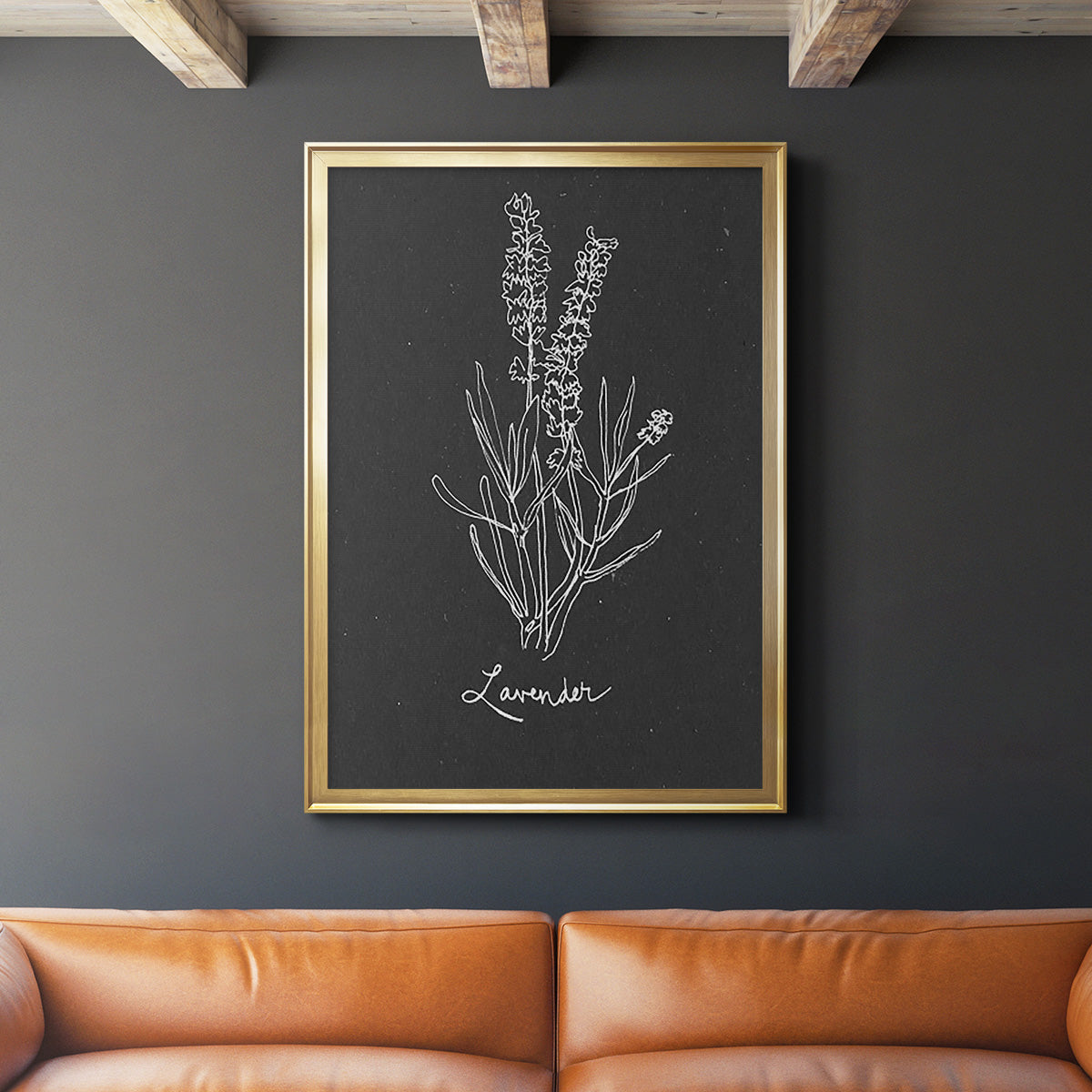 Scent Garden II - Modern Framed Canvas Print