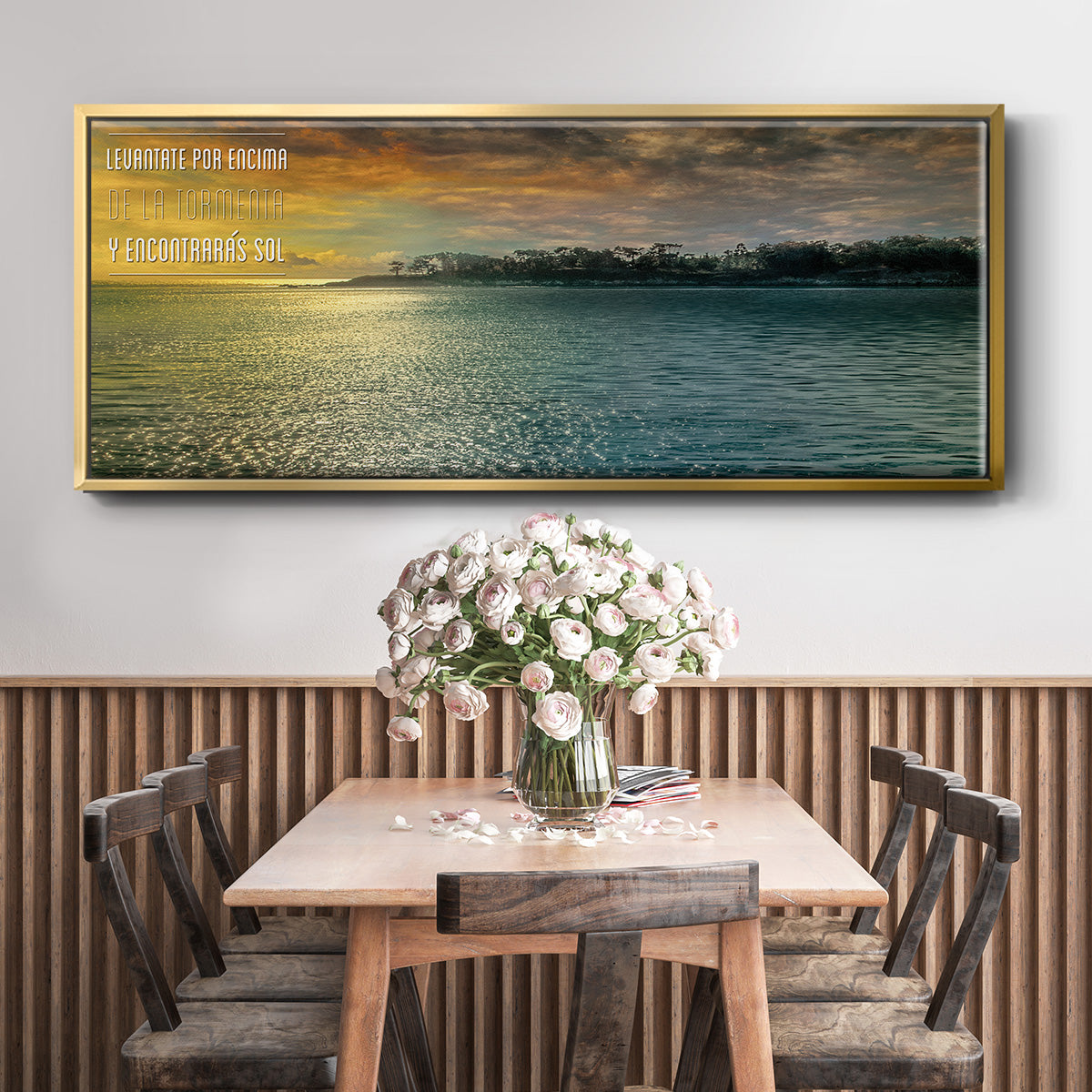 Encontraras - Floater Framed Canvas Print