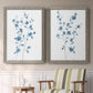 Blue Blossom I - Premium Framed Canvas 2 Piece Set - Ready to Hang