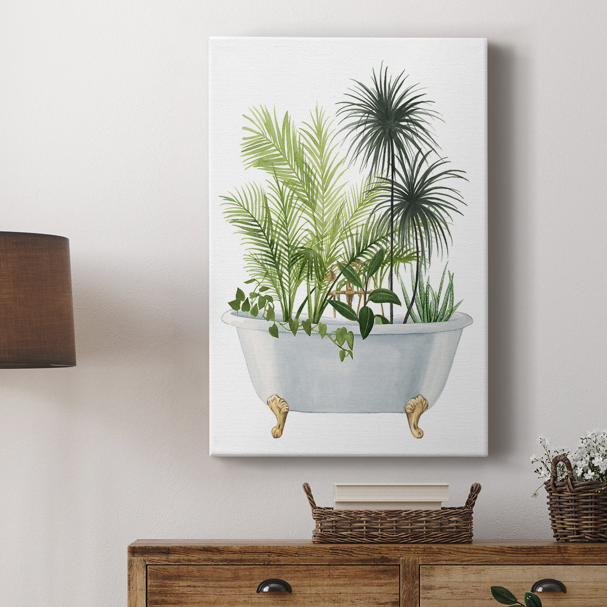 Plant Bath II - Canvas Art Print