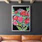 Floral Choir Bouquet - Modern Framed Canvas Print