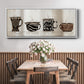 Coffee Skins II - Floater Framed Canvas Print