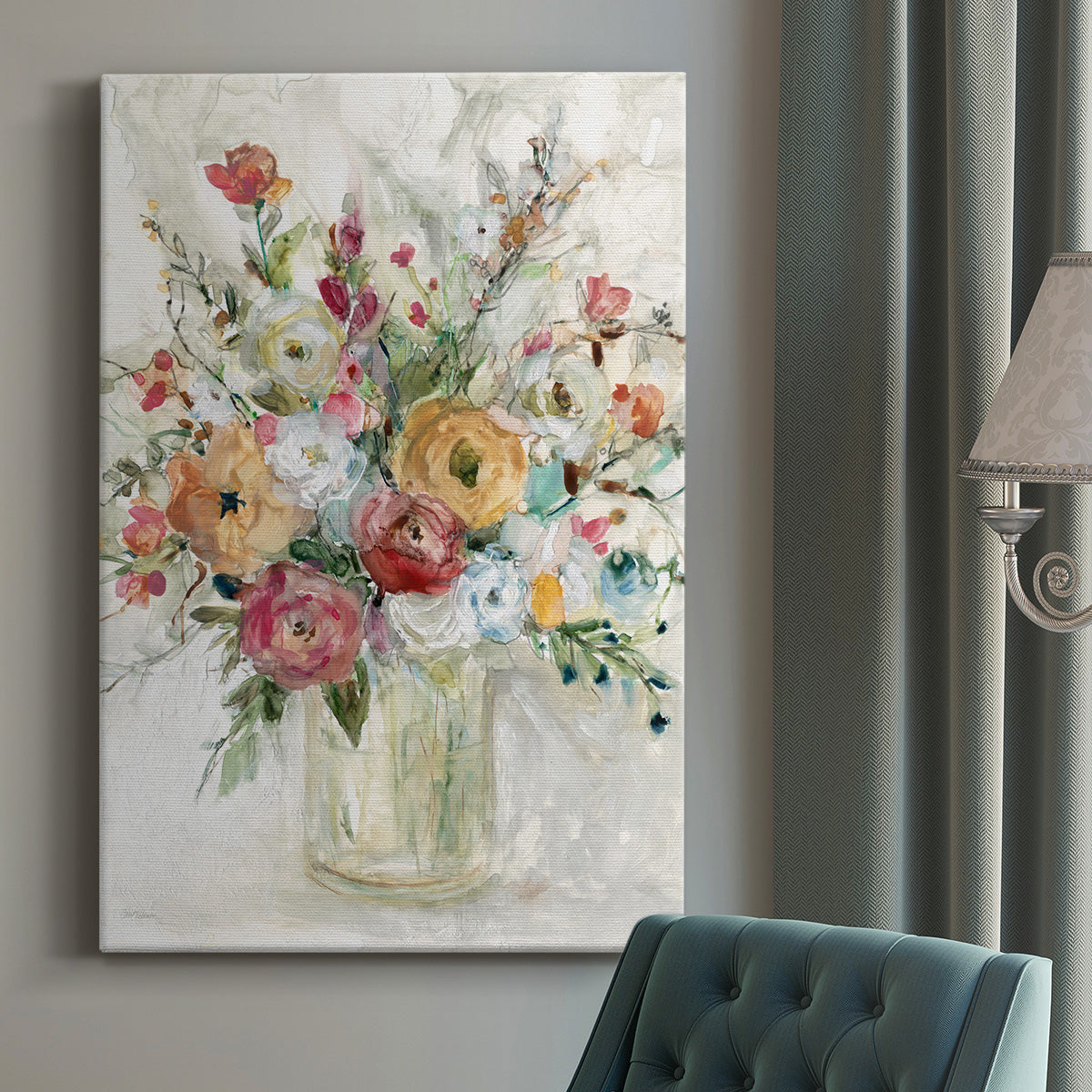 Contemporary Bouquet - Canvas Art Print