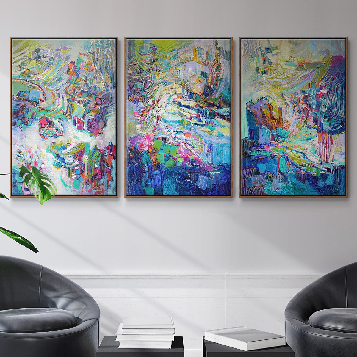 Gathering up the Goddess I - Floater Framed Canvas Set