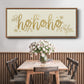 Golden HoHoHo - Floater Framed Canvas Print