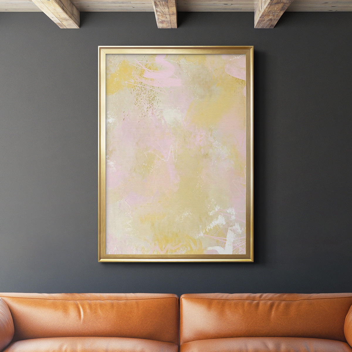 Lily's Laugh II - Modern Framed Canvas Print