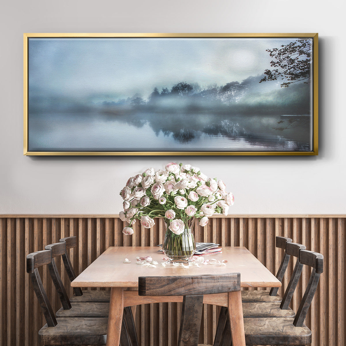 Morning Wonders - Floater Framed Canvas Print