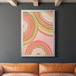 Abstract Rainbow I - Modern Framed Canvas Print