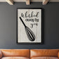 Whisked Away - Modern Framed Canvas Print