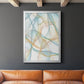 Curves and Waves III - Modern Framed Canvas Print