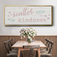Scatter Kindness - Floater Framed Canvas Print