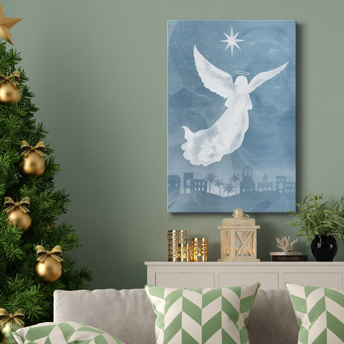 Star of Bethlehem Collection B Premium Gallery Wrapped Canvas - Ready to Hang