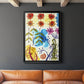 Flower Power II - Modern Framed Canvas Print