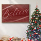 Believe - Framed Gallery Wrapped Canvas in Floating Frame