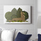 Hare Reclining in Leaves - Canvas Art Print