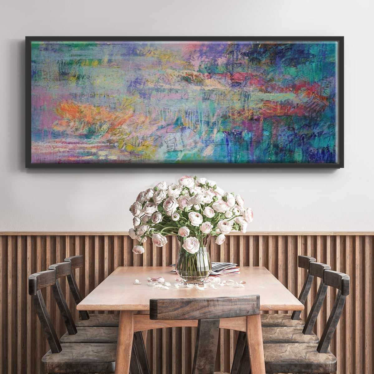 Vespers - Floater Framed Canvas Print