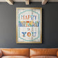 Happy Birthday to You - Modern Framed Canvas Print