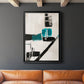 Geometry Notes I - Modern Framed Canvas Print