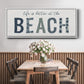 Beach Better - Floater Framed Canvas Print