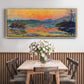 Sunset on the Seine in Winter, 1880 - Floater Framed Canvas Print
