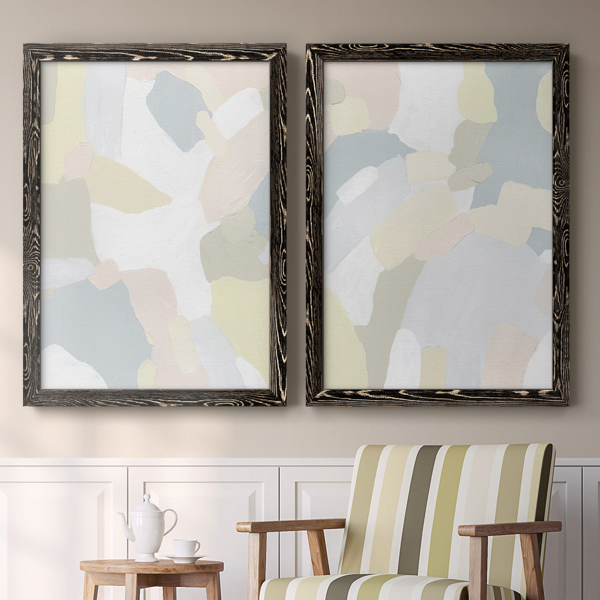 Sweet River I - Premium Framed Canvas 2 Piece Set - Ready to Hang