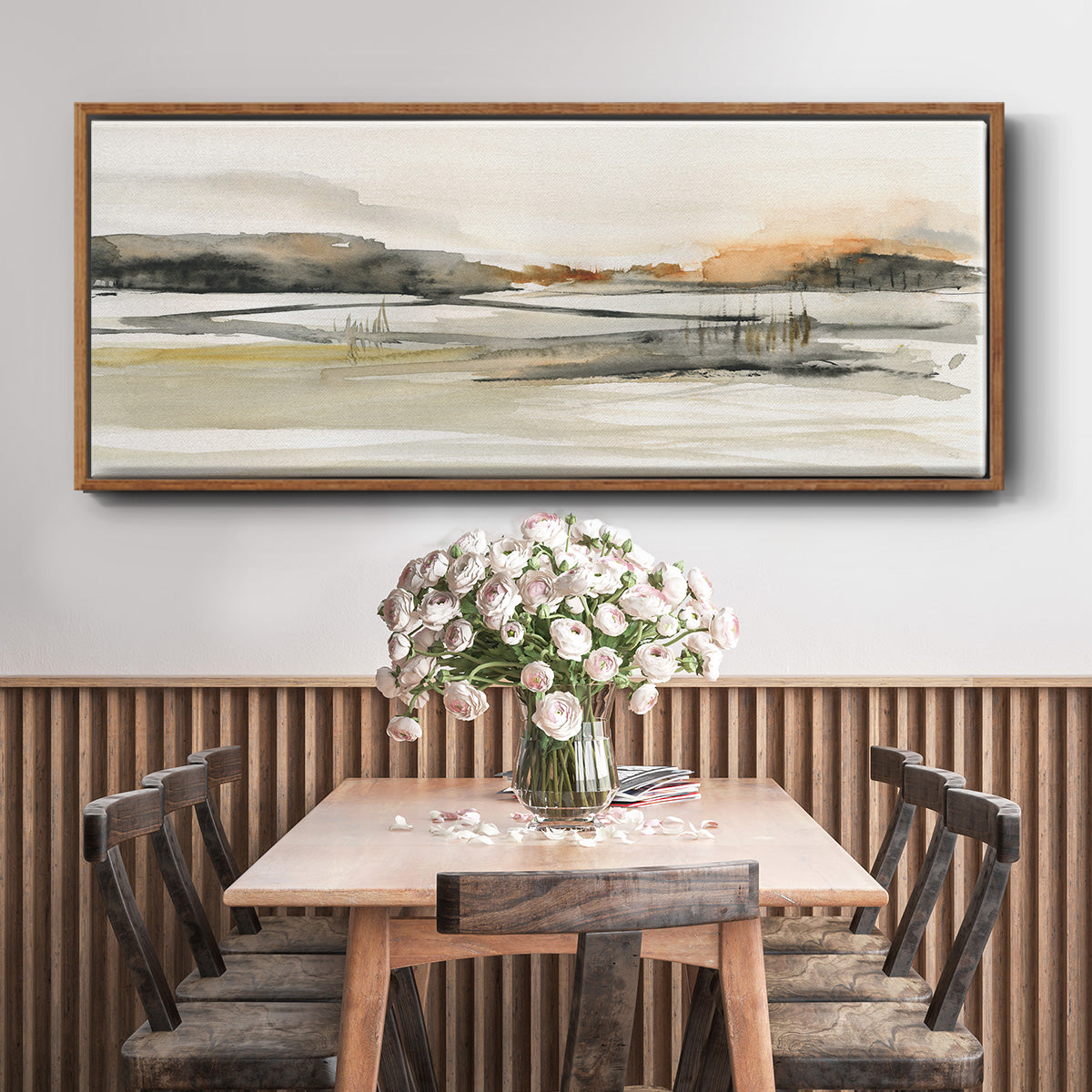Turnwood Clearing - Floater Framed Canvas Print