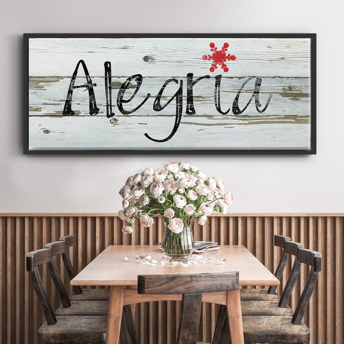 Alegria - Floater Framed Canvas Print