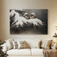 Dawn of Soft Linen Sleigh - Canvas Art Print