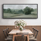 Soft Green Landscape II - Floater Framed Canvas Print