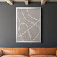 Fissures I - Modern Framed Canvas Print