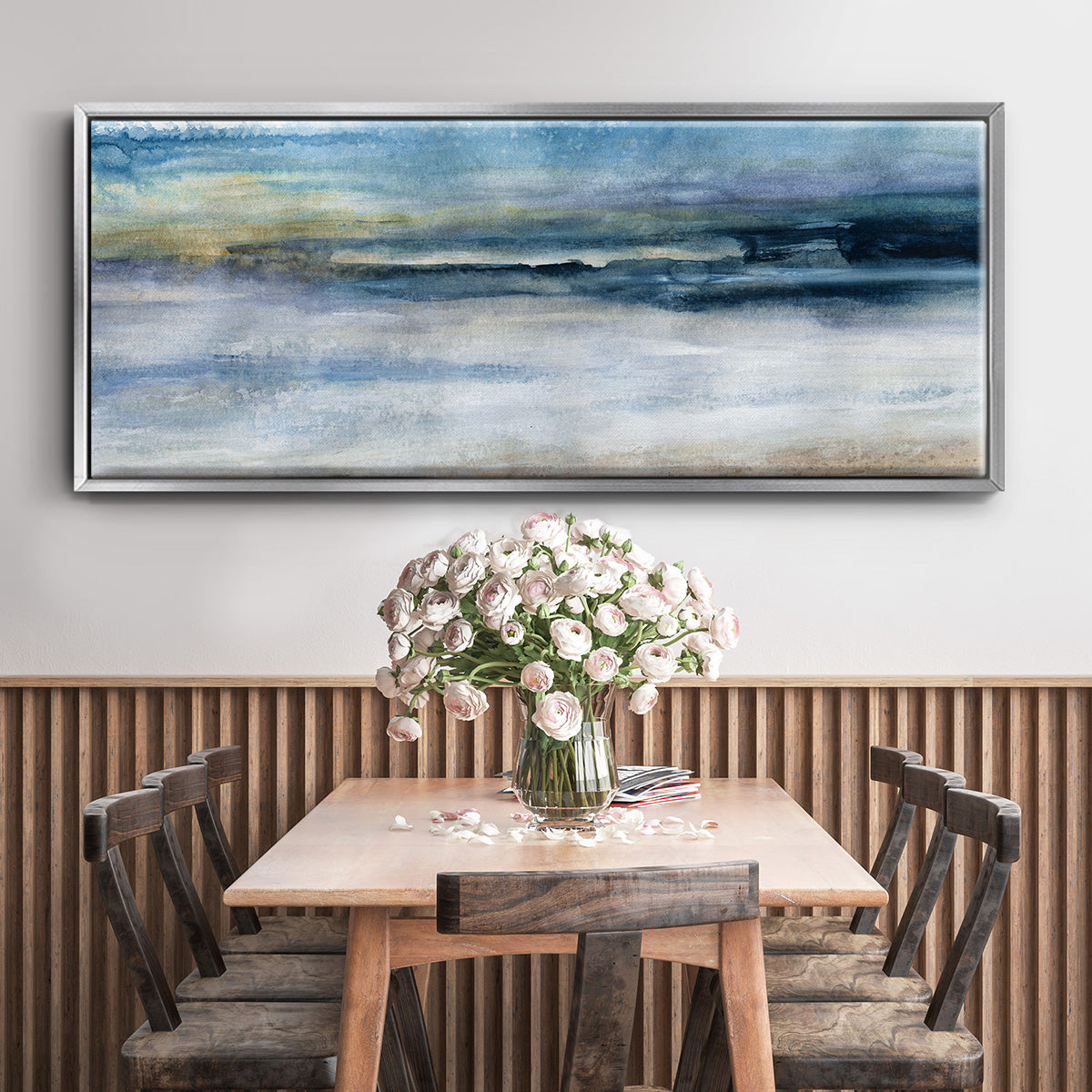 Wind and Water - Floater Framed Canvas Print