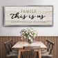 This is Us - Floater Framed Canvas Print