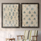 Vintage Blockprint I - Premium Framed Canvas 2 Piece Set - Ready to Hang