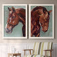 Paint by Number Horse I - Premium Framed Canvas 2 Piece Set - Ready to Hang