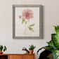 Soft Peony - Premium Canvas Framed in Barnwood - Ready to Hang