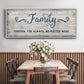 Family Forever - Floater Framed Canvas Print
