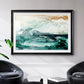 Sea Foam Flow I - Modern Framed Art Print