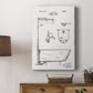 Vintage Bath I - Canvas Art Print