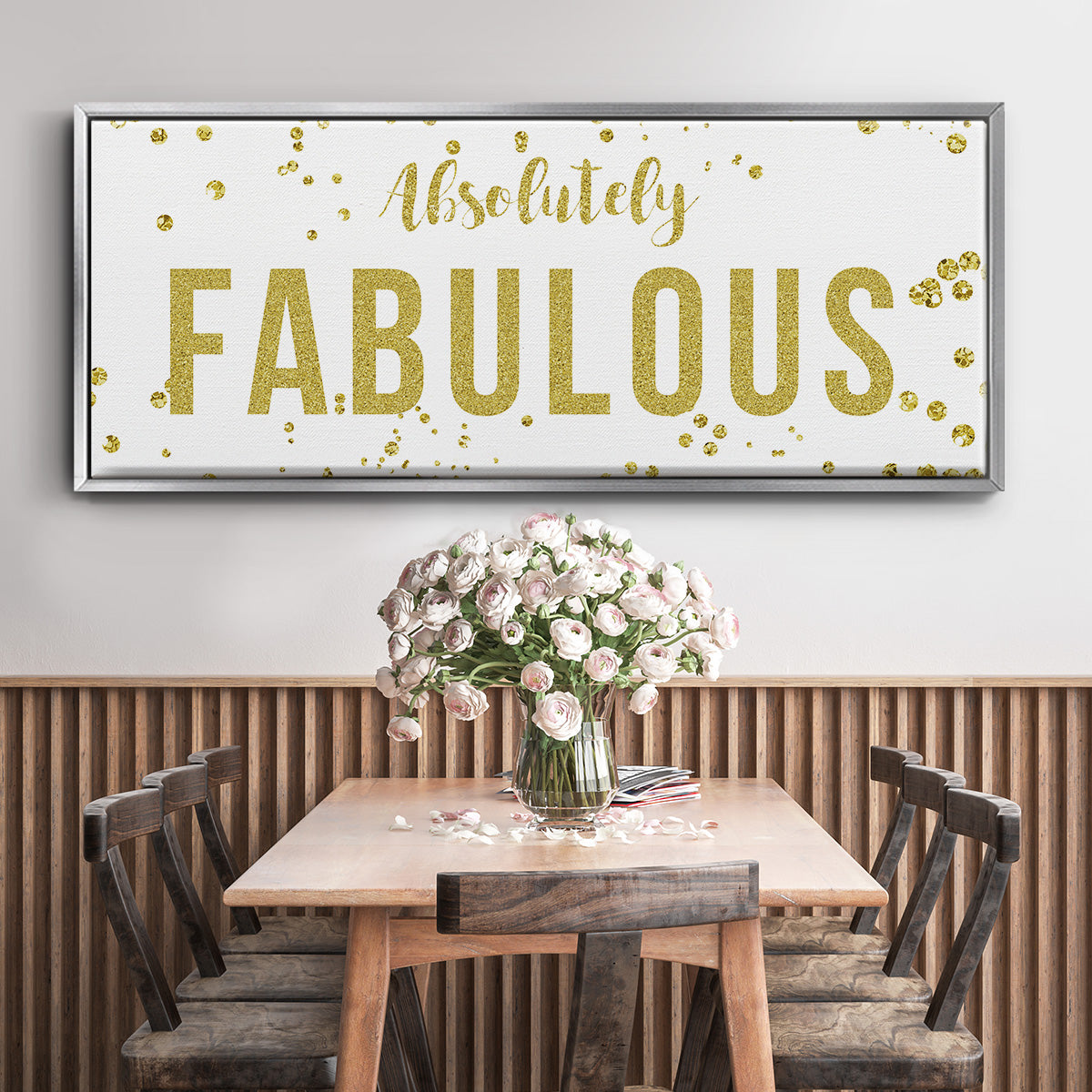 Fabulous - Floater Framed Canvas Print