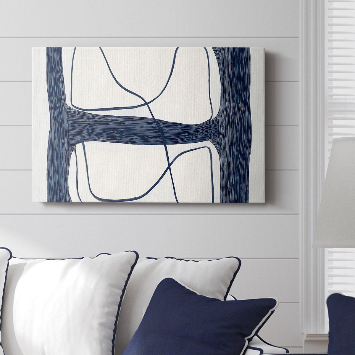 Blue Abstract XXV - Canvas Art Print