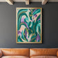 Jungle Wave I - Modern Framed Canvas Print