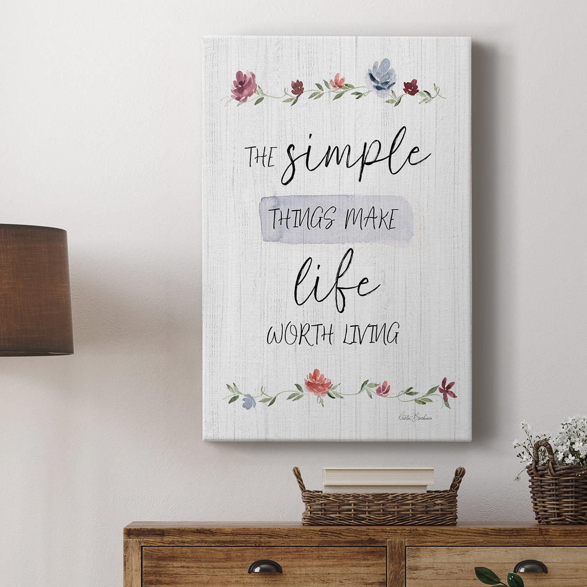 The Simple Things - Canvas Art Print