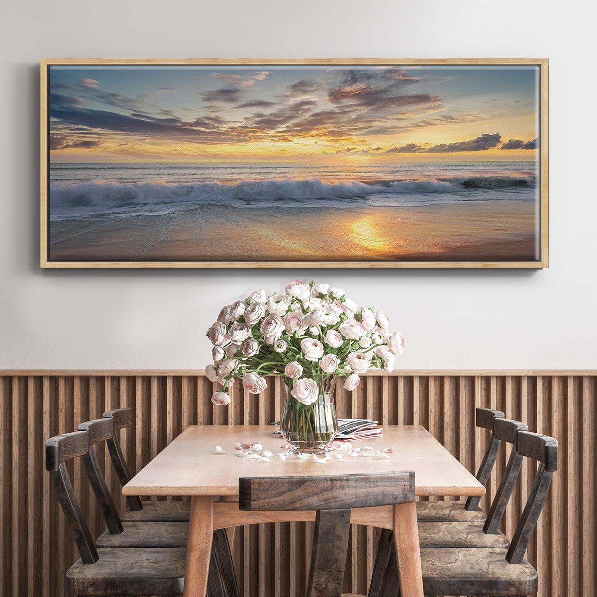 Azio Island - Floater Framed Canvas Print