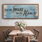 Forever Always - Floater Framed Canvas Print